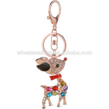 Porte-clés animal / keychain animal de strass / porte-clés en cristal